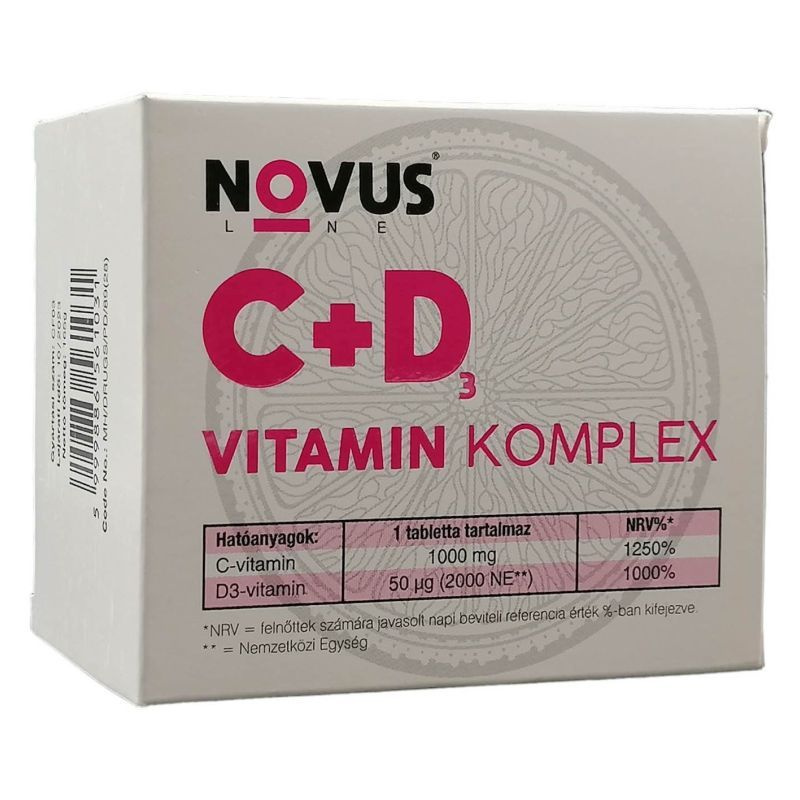 Novus Line C D Vitamin Komplex Tabletta Db Herbaposta Webshop