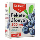 Dr. Herz fekete áfonya 500mg+szerves cink kapszula 60db 