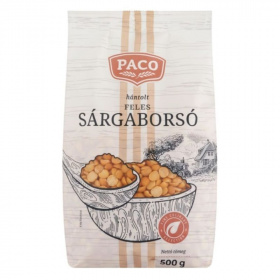 Paco sárgaborsó hántolt feles 500g