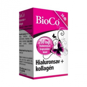 BioCo Hialuronsav + Kollagén kapszula 30db