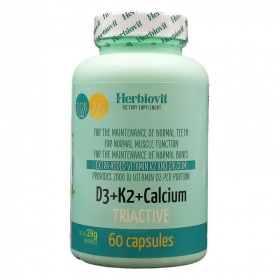 Herbiovit D3+K2+Calcium Triactive kapszula 60db