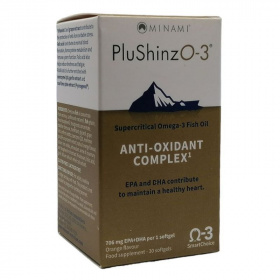 Minami PluShinzO-3 + Anti-Oxidant Complex Omega-3 halolaj kapszula 30db