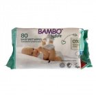 Bambo nature vegan nedves törlőkendő 80db 