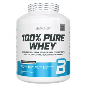 BioTechUSA 100% Pure Whey (black biscuit) tejsavó fehérjepor 2270g