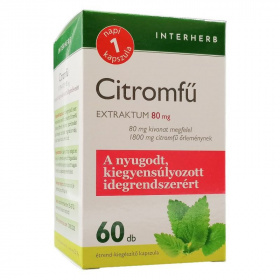 Interherb Napi 1 Citromfű 80mg extraktum kapszula 60db