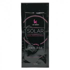 Dr. Kelen Solar Anti-age (egy adagos) szoláriumkrém 12ml