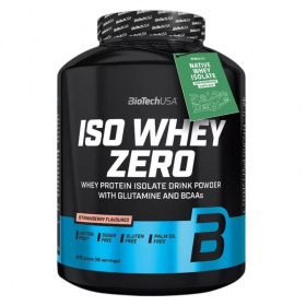 BioTechUSA Iso Whey Zero lactose free (eper) tejsavó fehérjepor 2270g