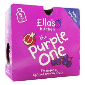 Ella’s Kitchen bio lila gyümölcsös püré bébiétel multipack 450g