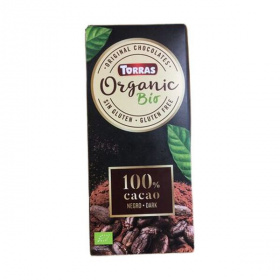 Torras bio 100% kakaótartalmú étcsokoládé 100g