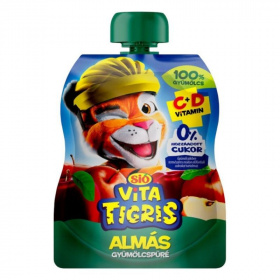 Sió vitatigris gyümölcspüré alma 100% 90g