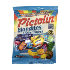 Pictolin blanditos cukormentes, gyümölcsös puhakaramell 65g