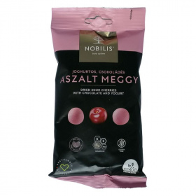 Nobilis joghurtos meggy drazsé fehércsokoládés 100g