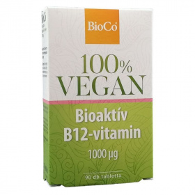 Bioco 100% Vegan bioaktív B12-vitamin 1000mcg tabletta 90db