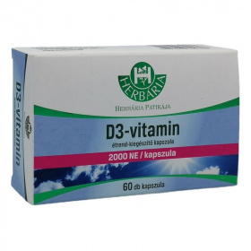 Herbária D3 vitamin 2000NE kapszula 60db