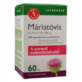 Interherb Napi 1 Máriatövis 200mg extraktum kapszula 60db