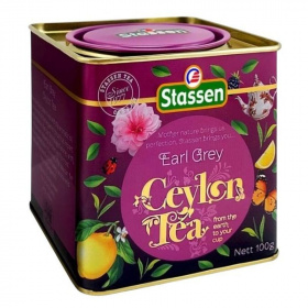 Stassen earl grey tea szálas fémdobozos 100g