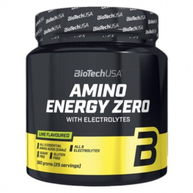 BioTechUSA Amino Energy Zero with Electrolytes (lime) aminósav italpor 360g