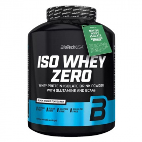 BioTechUSA Iso Whey Zero lactose free (black biscuit) tejsavó fehérjepor 2270g