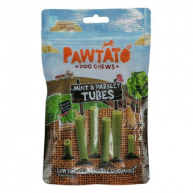 Pawtato Tubes vegán jutalomfalat (menta és petrezselyem) 90g