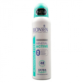 Bionsen deo spray mineral active érzékeny bőrre alumínium mentes 150ml