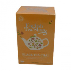 English Tea Shop bio chai fekete tea 20x2g