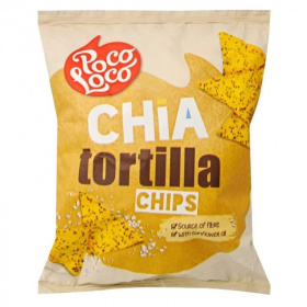 Poco Loco tortilla chips chia magos 125g