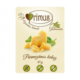 Primus gluténmentes parmezános keksz 80g