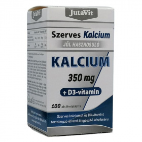 Jutavit Szerves Kalcium + D3-vitamin filmtabletta 100db