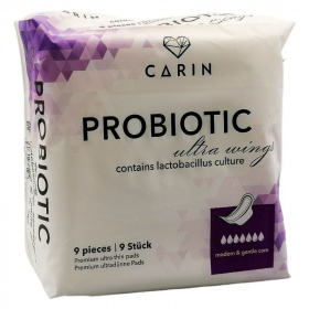 Carin probiotic szárnyas intimbetét (ultravékony) 9db