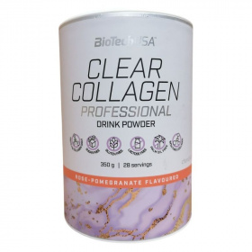 BioTechUSA Clear Collagen Professional italpor (gránátalma-rózsa) 350g