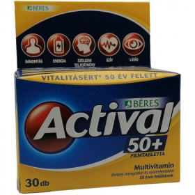 Béres Actival 50+ multivitamin filmtabletta 30db