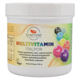 Everhale multivitamin italpor (trópusi gyümölcs ízű) 190g