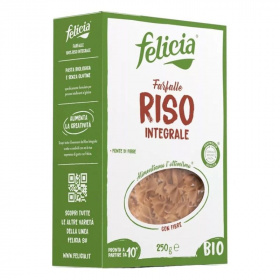 Felicia bio barnarizs farfalle gluténmentes tészta 250g