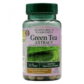 Nature's Garden Zöld tea 315 mg tabletta 100 db