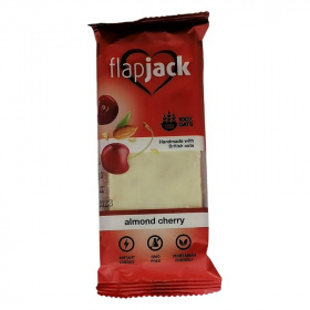 Flap Jack zabszelet - mandulával és meggyel 100g