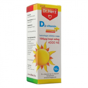 Dr. Herz D3-vitamin (4000NE) + C-vitamin csepp 50ml