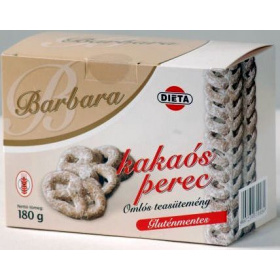 Barbara gluténmentes kakaós perec 180g