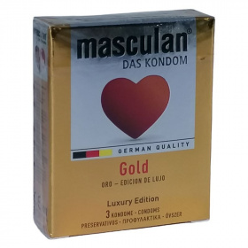 Masculan óvszer (Gold Luxury Edition) 3db