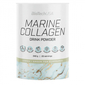 BioTechUSA Marine Collagen italpor (zöld tea-citrom) 240g