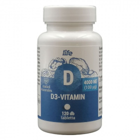 Life D3-vitamin (4000NE) tabletta 120db