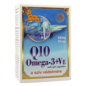 Dr. Chen Q10-koenzim + Omega-3 halolaj kapszula E-vitaminnal 40db