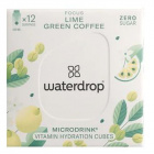 Waterdrop microdrink focus (lime, zöld kávé, citromlevél ízesítéssel) 12db 