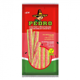 Pedro watermelon belts savanyú gumicukor vegán 80g