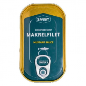 Saeby makrélafilé mustárszószban 125g