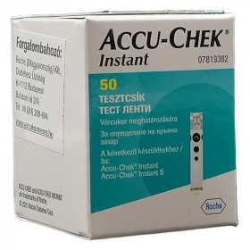 Accu-Chek Instant tesztcsík vércukorszintmérő készülékhez 50db