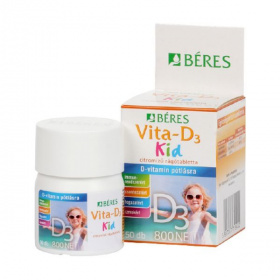 Béres Vita-D3 Kid 800NE rágótabletta 50db