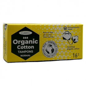 Carin organic cotton tampon (normál) 16db