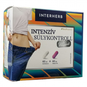 Interherb Intenzív Súlykontroll fogyókúrás kapszula és tabletta (2x60db) 120db