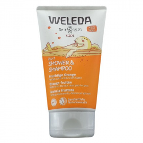 Weleda gyümölcsös narancs gyermek tusfürdő és sampon 2in1 150ml