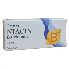 Vitaking Niacin B3-Vitamin (10mg) tabletta 30db